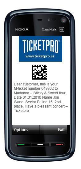 mobile tickets